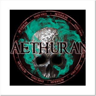 Aethuran logo alt 4 Posters and Art